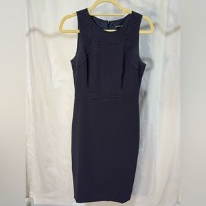 J. crew navy/white polka dot dress. Size 4